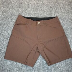 Kuhl Shorts Mens 32 Brown Renegade Rock Hiking Casual Outdoor Water Resistant